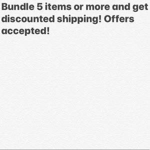 Feel free to leave offers